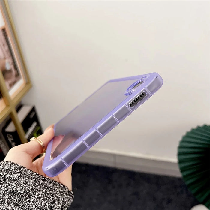 For Samsung Galaxy Tab A9+ Case Transparent TPU Tablet Cover - Yellow - 5