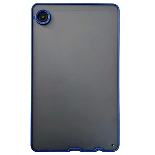 For Samsung Galaxy Tab A9 Case PC + TPU Anti-Scratch Tablet Cover Skin Touch Feeling - Blue - 1
