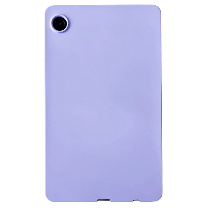 For Samsung Galaxy Tab A9 Case Rubberized TPU Tablet Cover Skin-friendly - Purple - 1