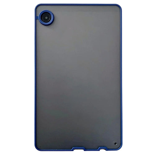 For Samsung Galaxy Tab A9+ Skin Touch Case PC + TPU Anti-Drop Shell Tablet Cover - Blue - 1