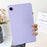For Samsung Galaxy Tab A9+ Case Skin-touch TPU Shockproof Tablet Cover - Purple - 2