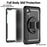 For Samsung Galaxy Tab A11 / A9 Protective Case Kickstand Hand Strap Tablet Cover - Black - 6