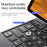 For Samsung Galaxy Tab S10 FE / S9 FE / S9 / S8 / S7 Magnetic Floating Bluetooth-Compatible Keyboard + Leather Tablet Case - 7