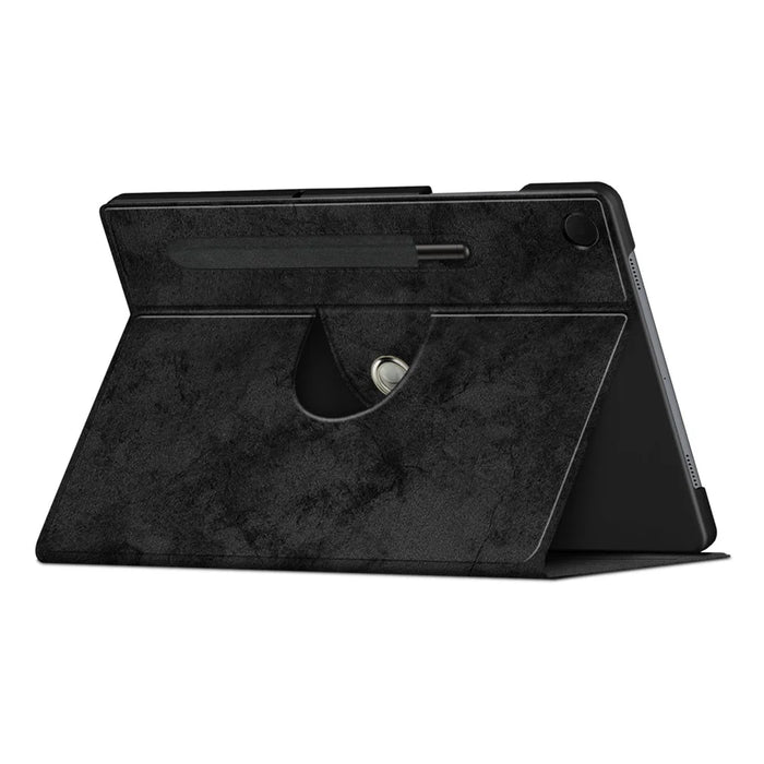 For Samsung Galaxy Tab A9+ SM-X210 SM-X216 SM-X218 Case Leather Tablet Rotary Stand Cover - Black - 3
