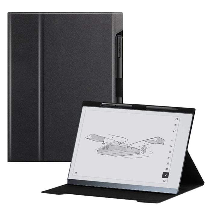 For Remarkable 2 E-Reader Case PU Leather+PC Anti-Scratch Stand Cover - 1