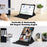 For Lenovo Idea Tab / Tab M11 / Xiaoxin Pad 11 2024 Case PU+Acrylic Tablet Stand Cover with Bluetooth-compatible Keyboard - Black - 2