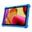 For Amazon Fire Max 11 Case Soft Silicone PC Kickstand Tablet Protective Cover - Dark Blue - 3