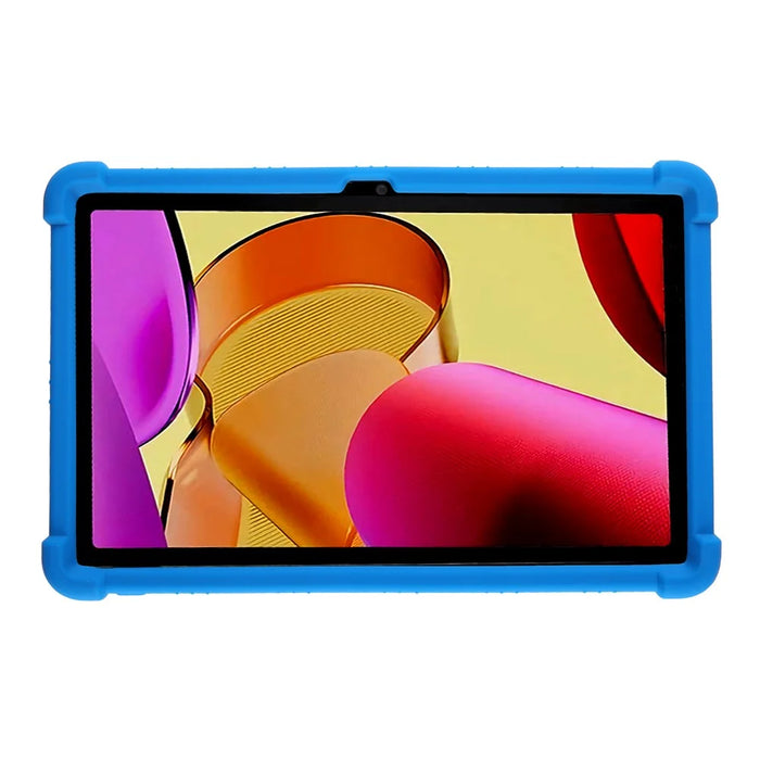 For Amazon Fire Max 11 Case Soft Silicone PC Kickstand Tablet Protective Cover - Dark Blue - 4