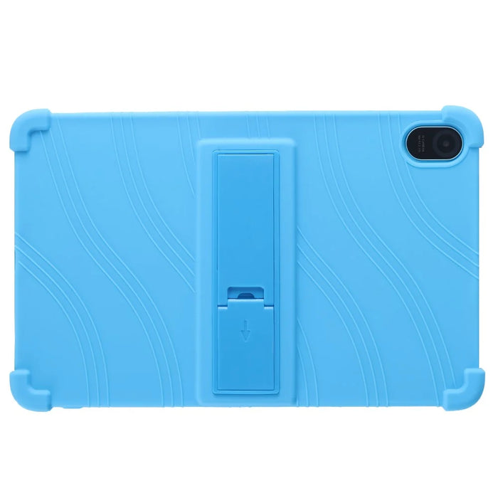 For Blackview Oscal Pad 15 Tablet Silicone Case Adjustable Kickstand Protective Cover - Sky Blue - 1