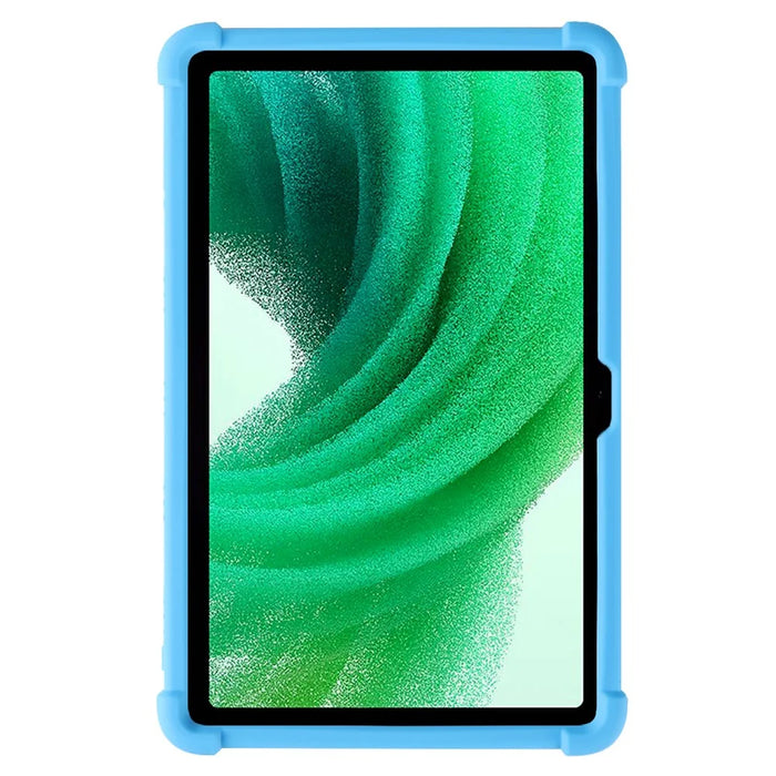 For Blackview Oscal Pad 15 Tablet Silicone Case Adjustable Kickstand Protective Cover - Sky Blue - 2