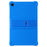 For Samsung Galaxy Tab S9 / S10 FE / S9 FE Tablet Cover Adjustable Kickstand Anti-Drop Silicone Case - Dark Blue - 1