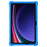 For Samsung Galaxy Tab S9 / S10 FE / S9 FE Tablet Cover Adjustable Kickstand Anti-Drop Silicone Case - Dark Blue - 2