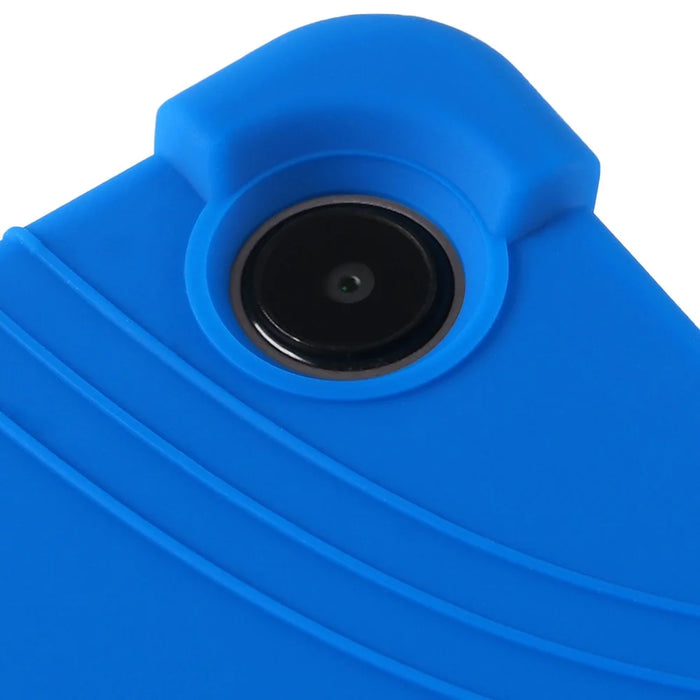 For Samsung Galaxy Tab S9 / S10 FE / S9 FE Tablet Cover Adjustable Kickstand Anti-Drop Silicone Case - Dark Blue - 7