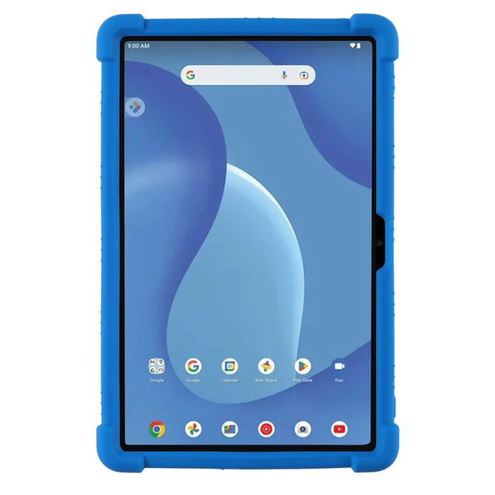 For Walmart Onn 10.4 inch Tablet Pro Silicone Case Kickstand Protective Cover - Dark Blue - 2