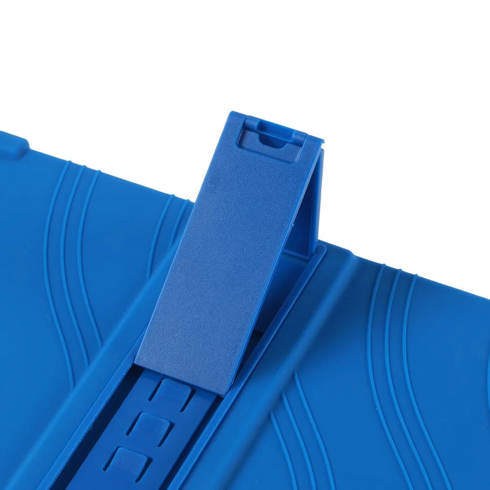 For Walmart Onn 10.4 inch Tablet Pro Silicone Case Kickstand Protective Cover - Dark Blue - 5