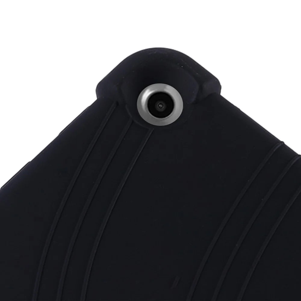 For Walmart Onn 10.1 inch (2022) Silicone Case Kickstand Anti-Scratch Tablet Cover - Black - 6