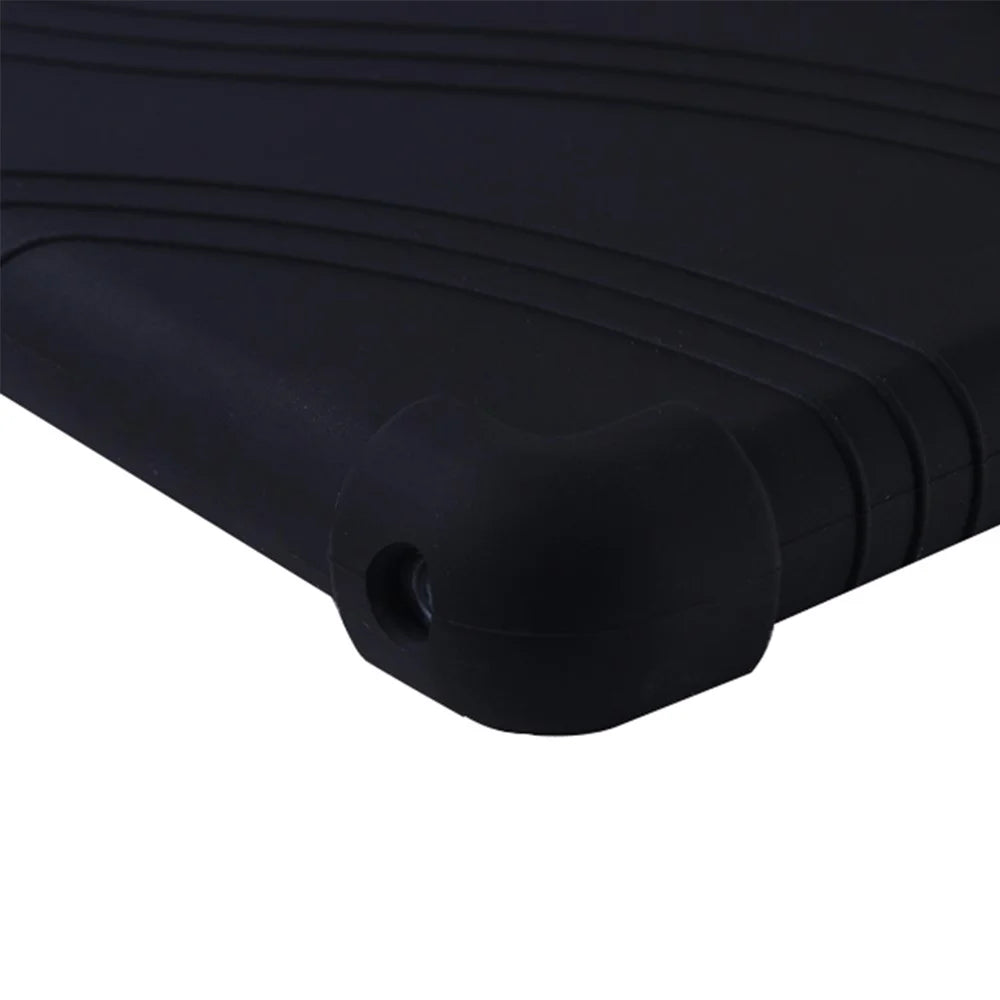 For Walmart Onn 10.1 inch (2022) Silicone Case Kickstand Anti-Scratch Tablet Cover - Black - 7