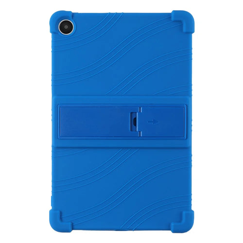 For Walmart Onn 11" Tablet Pro Silicone Case Kickstand Cover Corner Protection - Dark Blue - 1