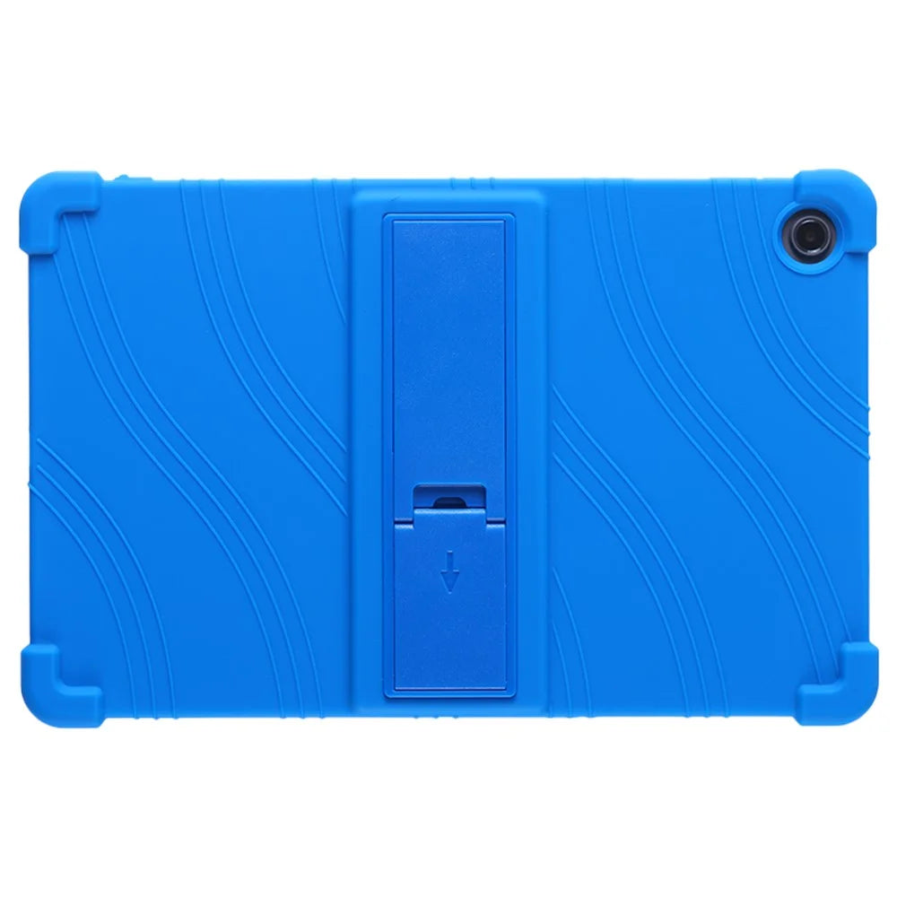For Alldocube iPlay 50 / iPlay 50 Pro Silicone Case Shockproof Cover with Kickstand - Dark Blue - 1