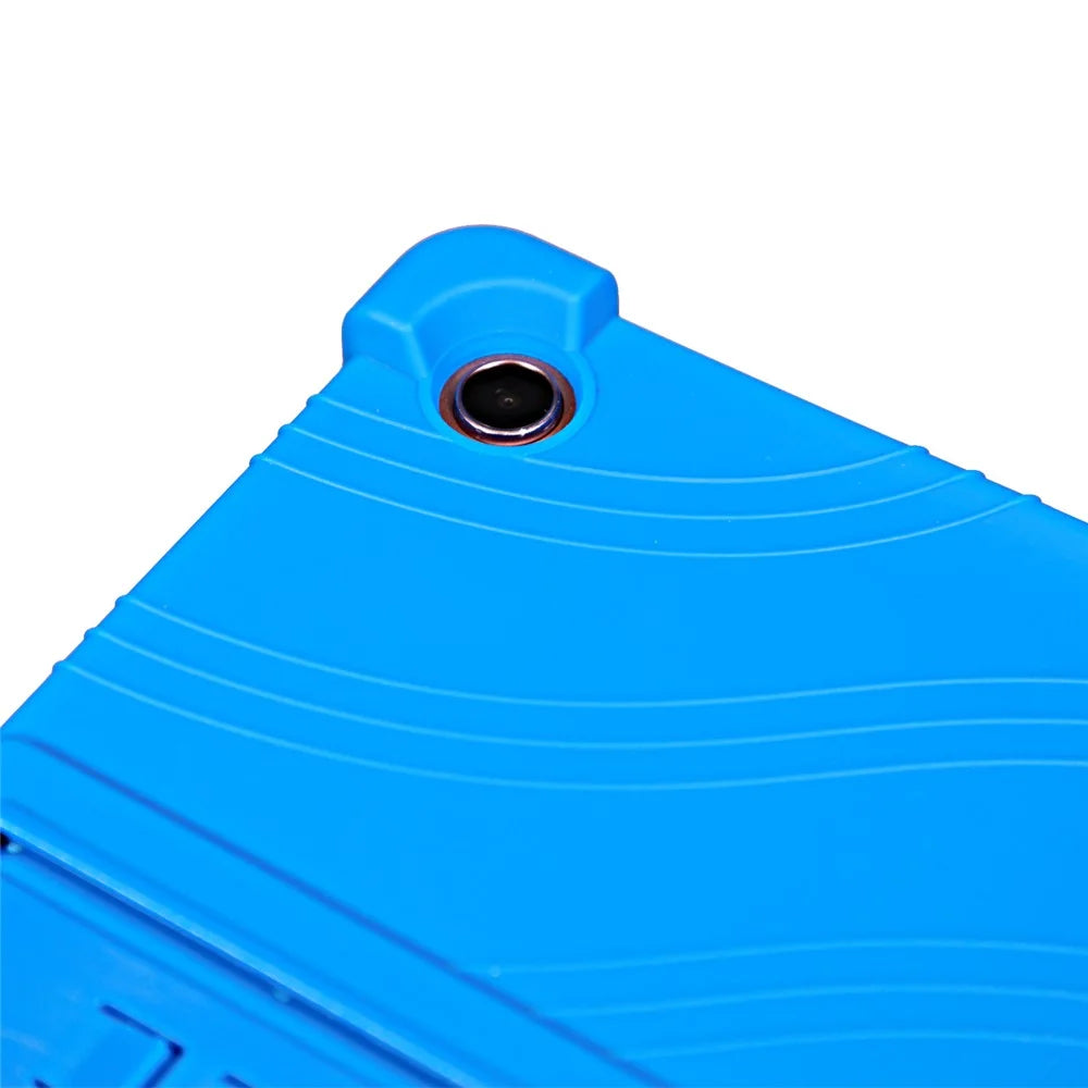 For Alldocube iPlay 50 / iPlay 50 Pro Silicone Case Shockproof Cover with Kickstand - Dark Blue - 7