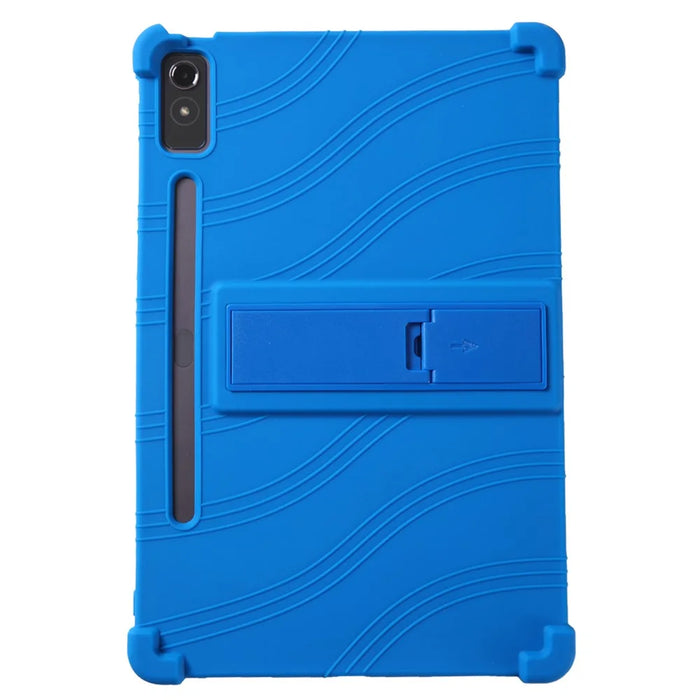 For Lenovo Xiaoxin Pad Pro 12.7 inch Tablet Case Kickstand Protective Cover - Dark Blue - 1