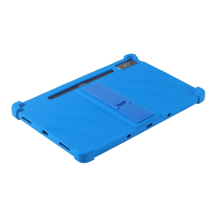 For Lenovo Xiaoxin Pad Pro 12.7 inch Tablet Case Kickstand Protective Cover - Dark Blue - 5