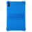 For Lenovo Tab M10 5G Silicone Protective Case Folding Kickstand Tablet Anti-drop Cover - Dark Blue - 1