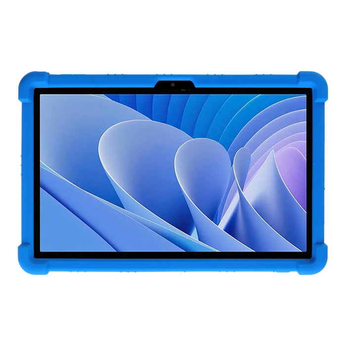 For Doogee T30 Pro 11 (2023) Case Folding Kickstand Tablet Silicone Drop-proof Cover - Dark Blue - 2