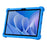 For Doogee T30 Pro 11 (2023) Case Folding Kickstand Tablet Silicone Drop-proof Cover - Dark Blue - 3