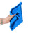 For Doogee T30 Pro 11 (2023) Case Folding Kickstand Tablet Silicone Drop-proof Cover - Dark Blue - 5