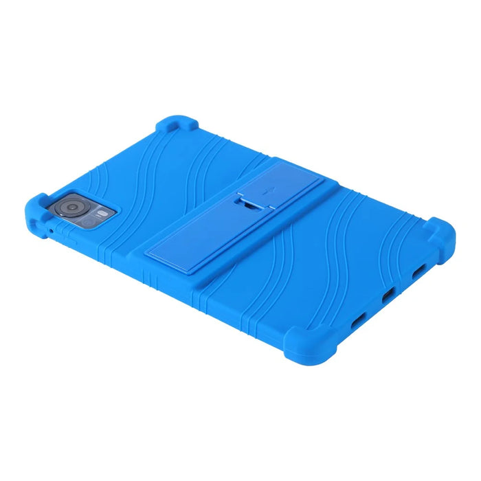 For Doogee T30 Pro 11 (2023) Case Folding Kickstand Tablet Silicone Drop-proof Cover - Dark Blue - 6