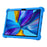 For Doogee T20 / T20S Kickstand Case Shock-Absorbing Silicone Tablet Cover - Dark Blue - 5