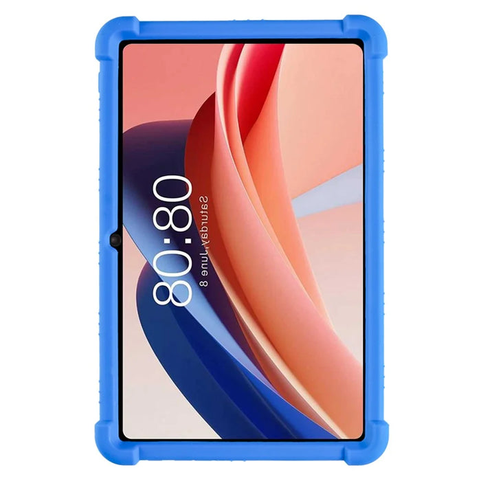 For Teclast M40 Plus (Dual Camera) / P40HD (Dual Camera) / M40S (Dual Camera) Silicone Tablet Case Kids Friendly Protective Cover - Dark Blue - 2