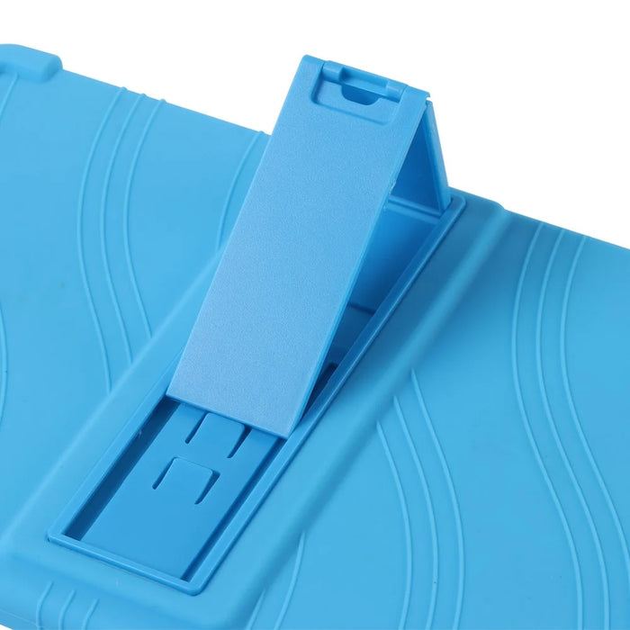 For Teclast P25T / P26T Silicone Case Kickstand Shockproof Protective Cover - Sky Blue - 6