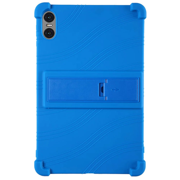 For Teclast T50 Pro Protective Cover Silicone Tablet Case Multiple Viewing Kickstand - Dark Blue - 1