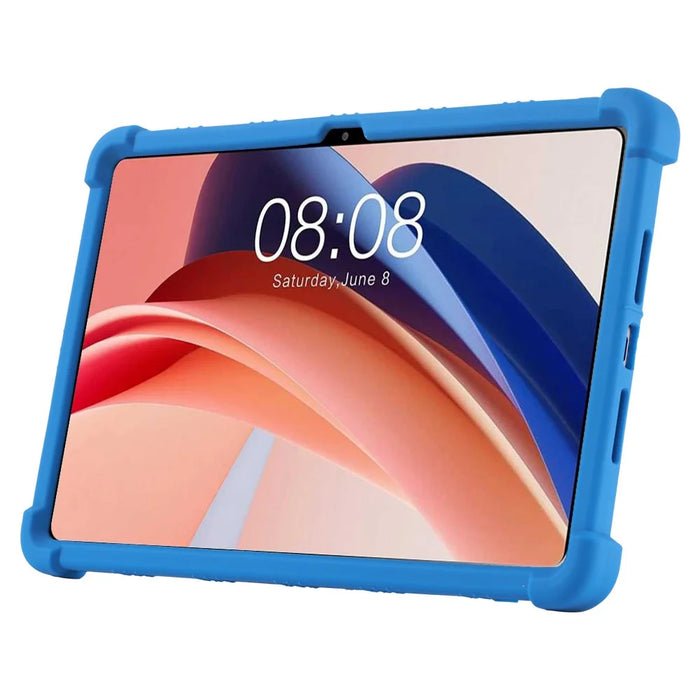 For Teclast T50 Pro Protective Cover Silicone Tablet Case Multiple Viewing Kickstand - Dark Blue - 4