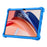 For Teclast M50 / M50 HD 10.1 / M50 Pro 10.1 (2023) Case PC Kickstand Silicone Tablet Cover - Dark Blue - 3