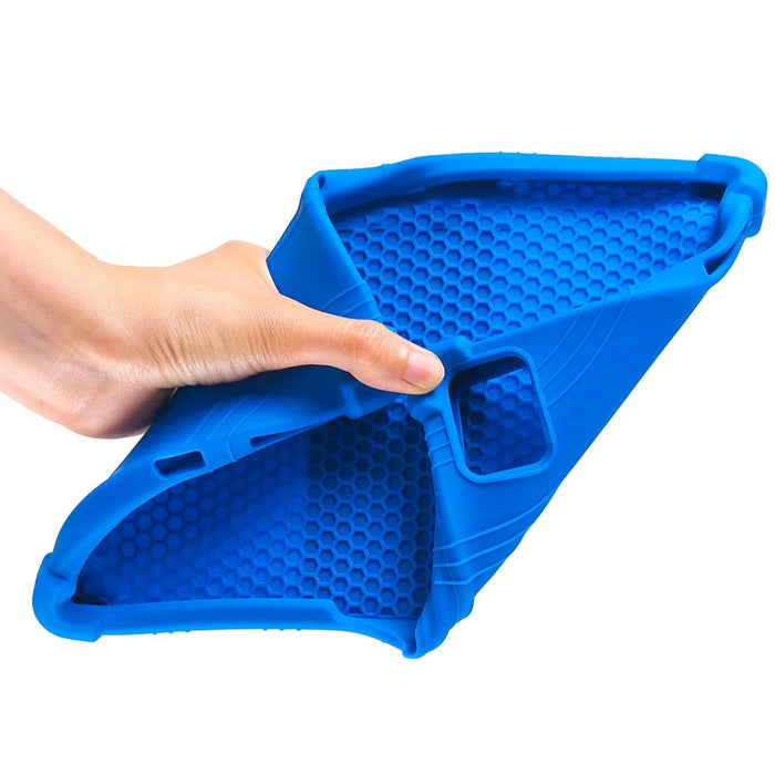 For Teclast M50 / M50 HD 10.1 / M50 Pro 10.1 (2023) Case PC Kickstand Silicone Tablet Cover - Dark Blue - 5