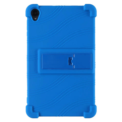 For Teclast P80T Silicone Tablet Case Multi-Viewing Kickstand Cover - Dark Blue - 1