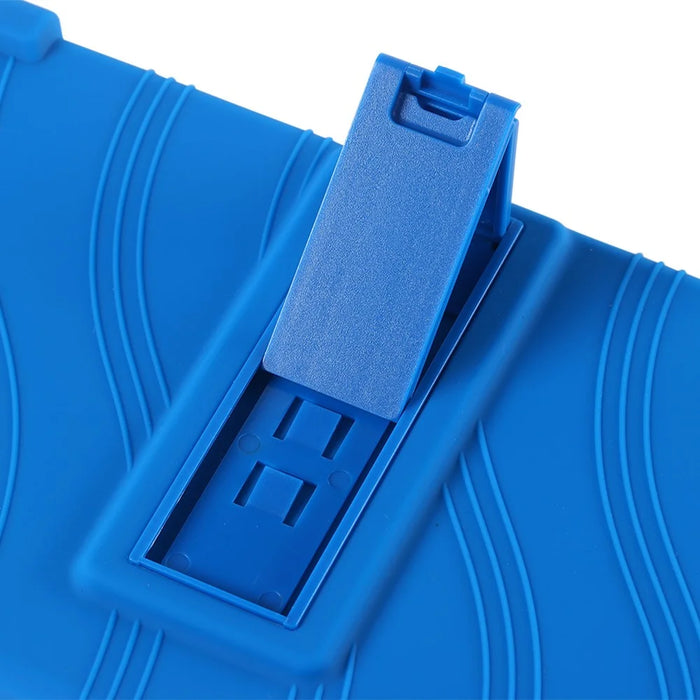 For Teclast P80T Silicone Tablet Case Multi-Viewing Kickstand Cover - Dark Blue - 7