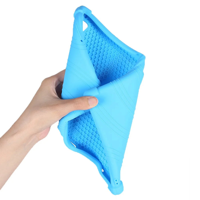 For Teclast M40 Plus (Single Camera) / P40HD (Single Camera) / M40S (Single Camera) Silicone Case Rugged Protective Cover  - Sky Blue - 5