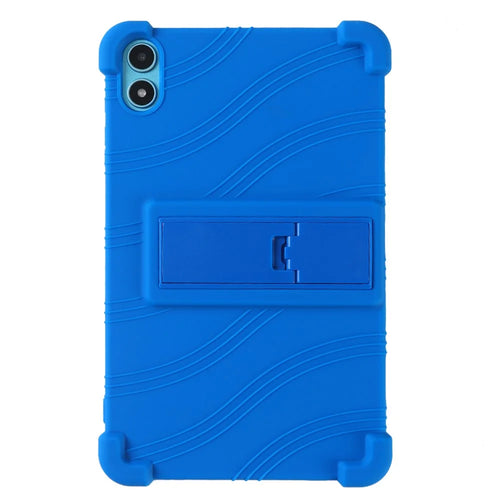 For Teclast P85T Kickstand Tablet Case Reinforced Corners Silicone Cover - Dark Blue - 1
