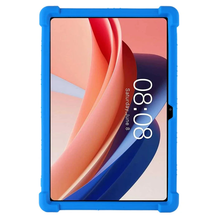 For Teclast T45HD Silicone Tablet Case Kickstand Heavy Duty Shockproof Cover - Dark Blue - 2