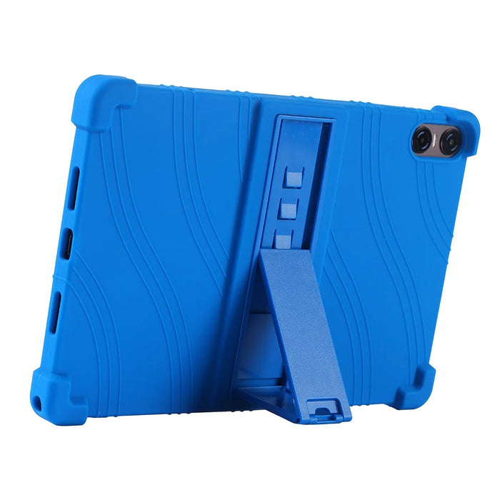 For Teclast T40 Air / T40HD Tablet Case Kickstand Silicone Protective Cover - Dark Blue - 4