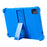 For Teclast T40S Silicone Case Kickstand 4 Corners Shockproof Tablet Cover - Dark Blue - 3