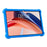 For Teclast T40S Silicone Case Kickstand 4 Corners Shockproof Tablet Cover - Dark Blue - 4