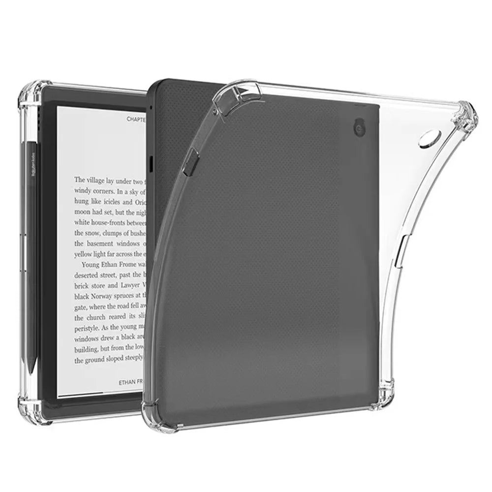 For Kobo Sage TPU Case Transparent e-Reader Clear Cover Drop Protection - 1