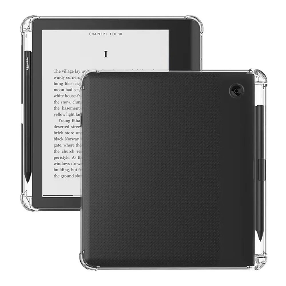 For Kobo Sage TPU Case Transparent e-Reader Clear Cover Drop Protection - 2