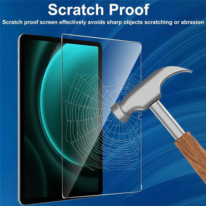 For Samsung Galaxy Tab S10 FE / Tab S10 Lite / S10 FE / S9 FE Case Clear TPU Tablet Cover + 2Pcs Tempered Glass Screen Protector - 3