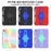 For iPad (2025) / 10.9 (2022) Kickstand Case PC+Silicone Anti-Drop Tablet Cover with Shoulder Strap - Black - 6